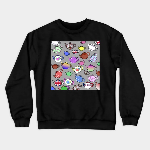 tea pot bonanza! Crewneck Sweatshirt by sparklyclarke